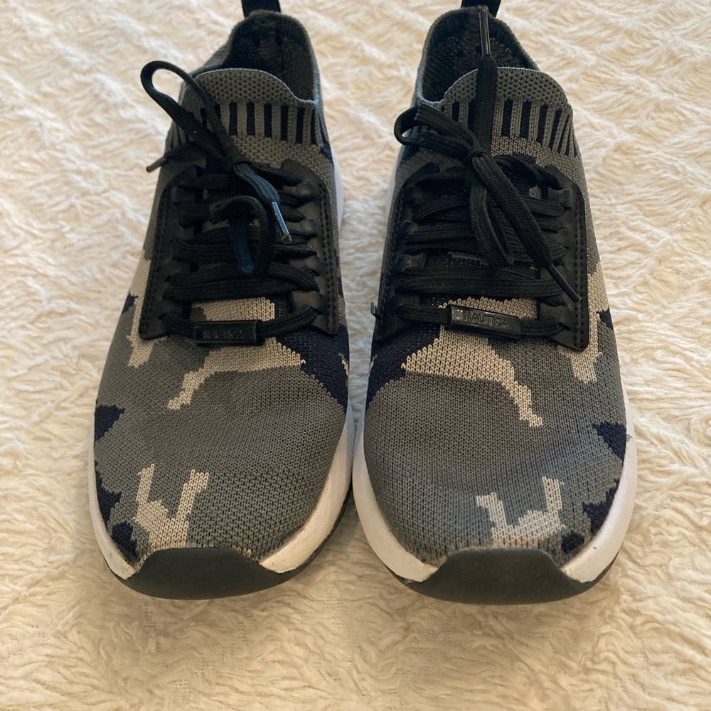 Nautica Camouflage Casual Sneakers Sz 8